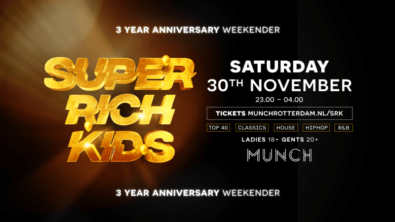 3 YEAR ANNIVERSARY SUPER RICH KIDS