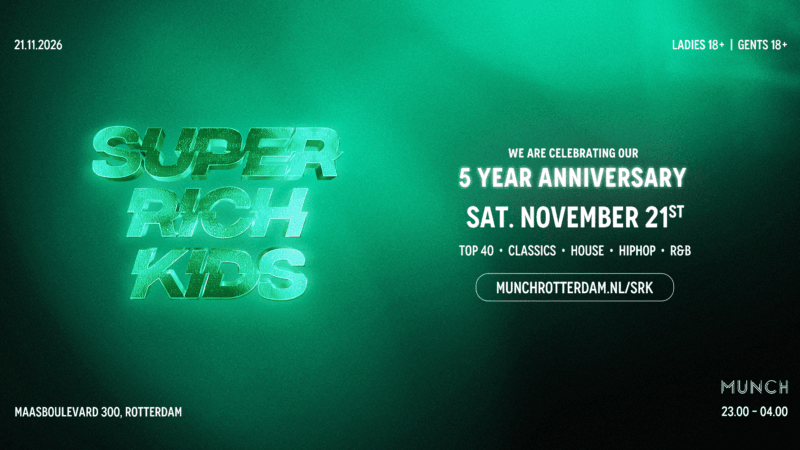SUPER RICH KIDS - 5 YEAR ANNIVERSARY